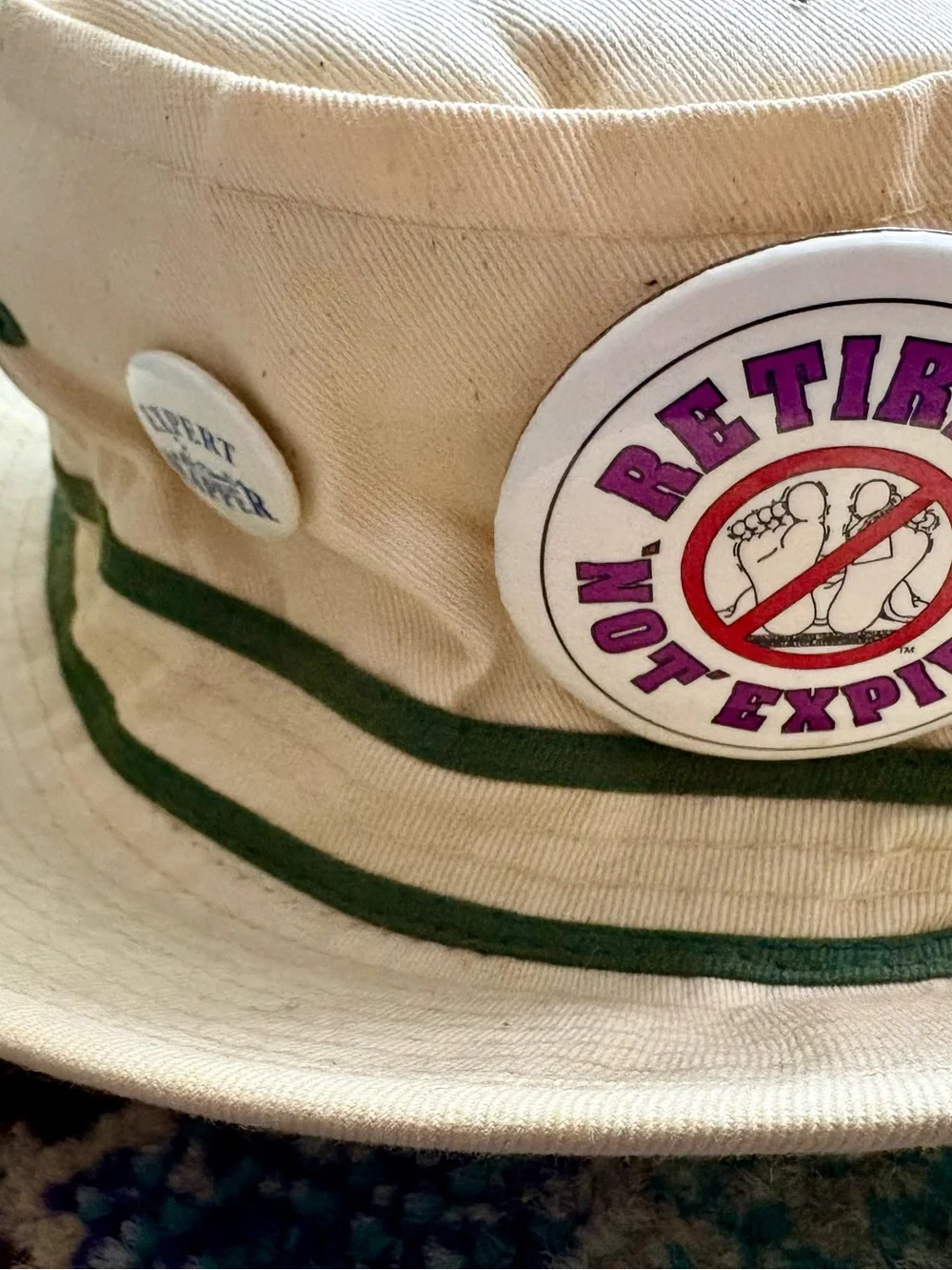 NWT // VTG 1992 Retired…But Rehired Bucket Hat